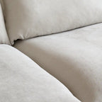 Velvet Sektionssofa Modern Polster Sofa für Wohnzimmer