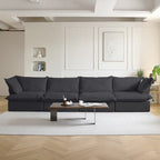 Velvet Sektionssofa Modern Polster Sofa für Wohnzimmer