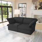 Velvet Sektionssofa Modern Polster Sofa für Wohnzimmer