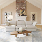 Velvet Sektionssofa Modern Polster Sofa für Wohnzimmer