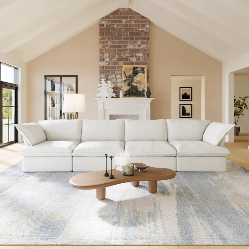 Velvet Sektionssofa Modern Polster Sofa für Wohnzimmer