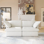 Velvet Sektionssofa Modern Polster Sofa für Wohnzimmer