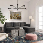 Vierteiliges Ecksofa Willow Modular