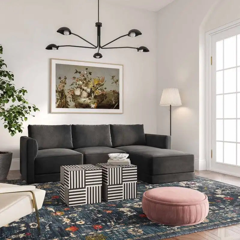 Vierteiliges Ecksofa Willow Modular