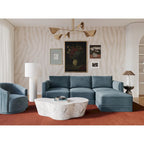 Vierteiliges Ecksofa Willow Modular