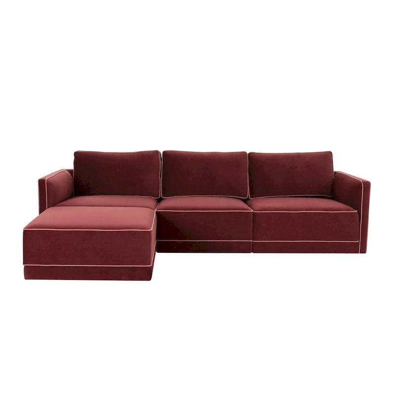 Vierteiliges Ecksofa Willow Modular