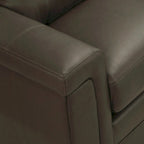 Porsche Ecksofa aus italienischem Vollnarbenleder - 36,5 x 116 x 37