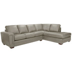 Porsche Ecksofa aus italienischem Vollnarbenleder - 36,5 x 116 x 37