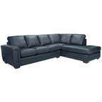 Porsche Ecksofa aus italienischem Vollnarbenleder - 36,5 x 116 x 37