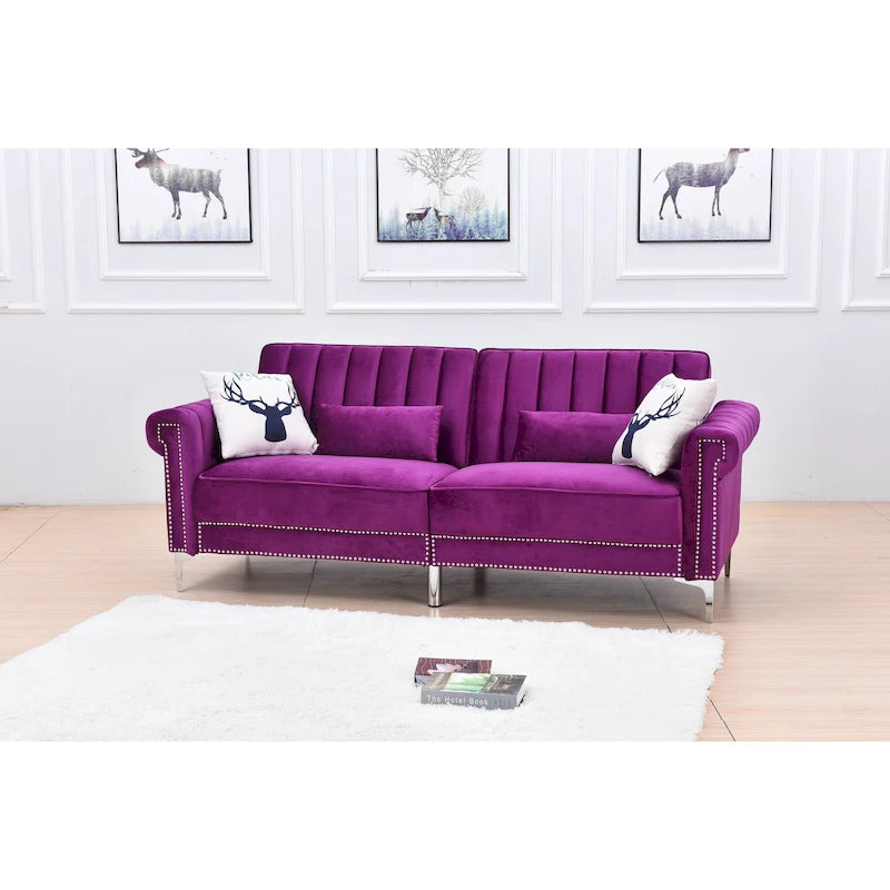 Legend Möbel Schlafsofa aus Samt