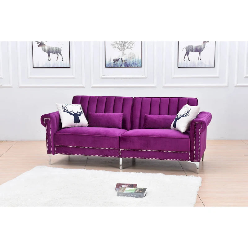 Legend Möbel Schlafsofa aus Samt