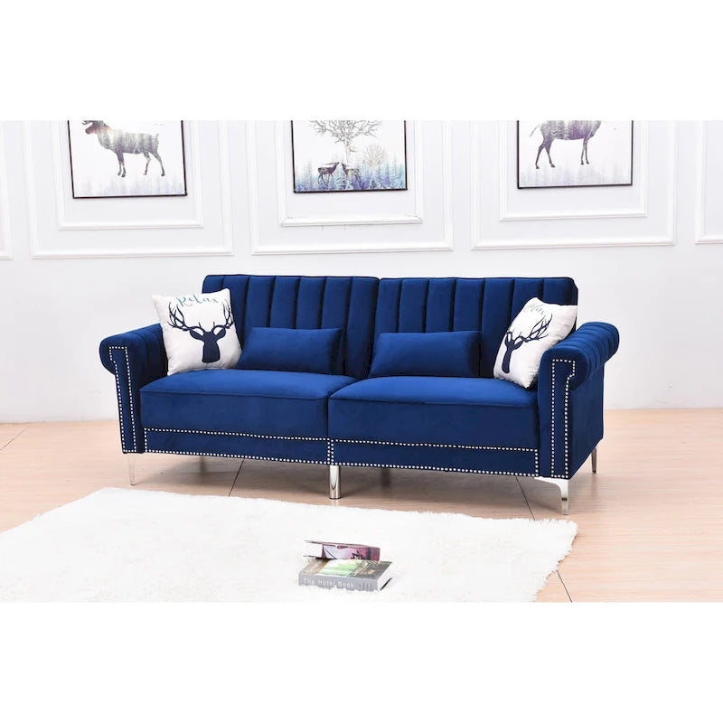 Legend Möbel Schlafsofa aus Samt