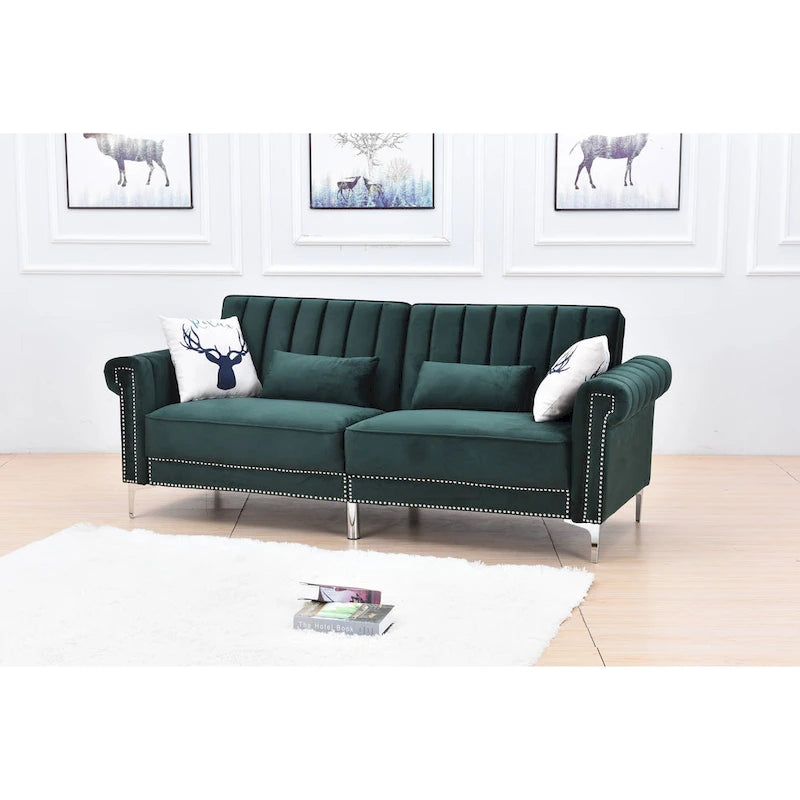 Legend Möbel Schlafsofa aus Samt