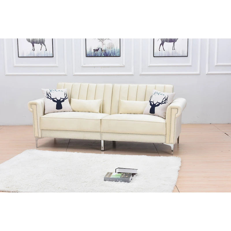 Legend Möbel Schlafsofa aus Samt