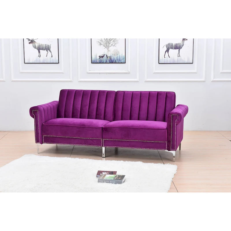 Legend Möbel Schlafsofa aus Samt