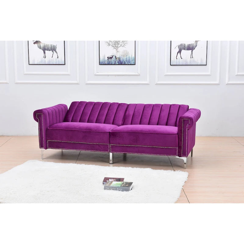 Legend Möbel Schlafsofa aus Samt