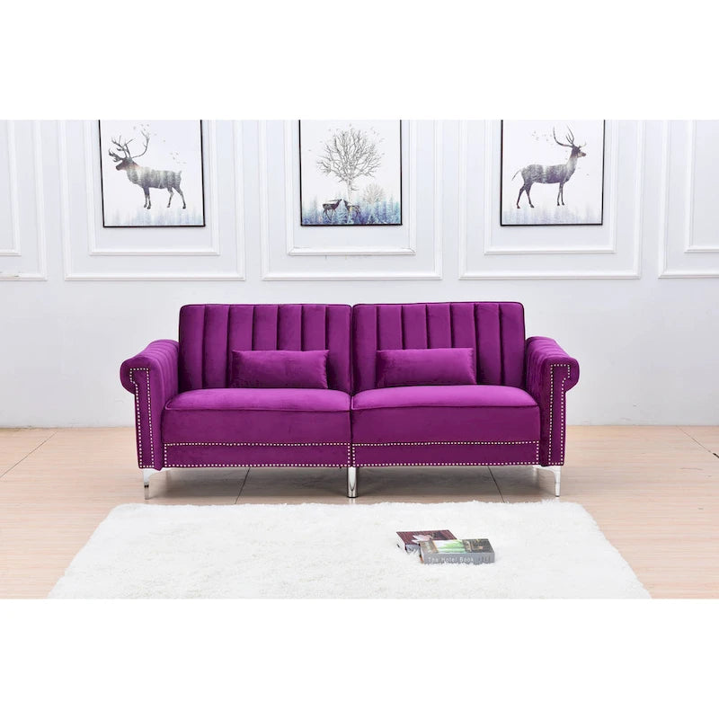 Legend Möbel Schlafsofa aus Samt