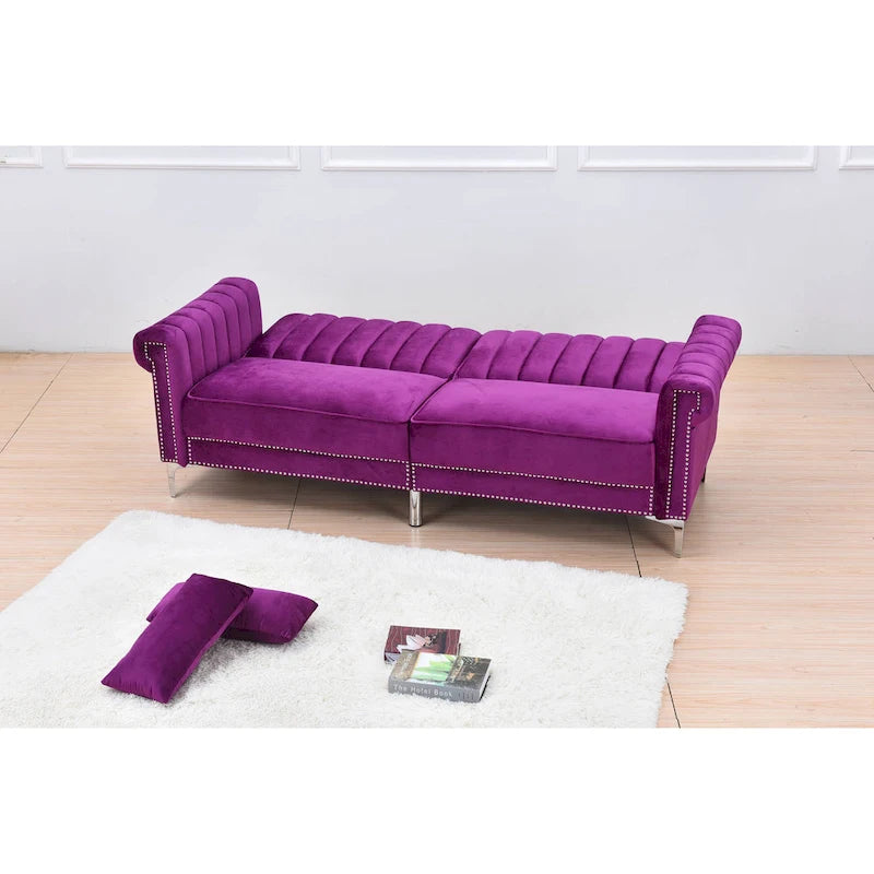 Legend Möbel Schlafsofa aus Samt