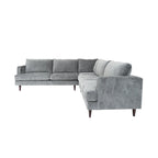 Coast to Coast Sofas Modernes L-förmiges Ecksofa Samt Massivholzrahmen Polsterung
