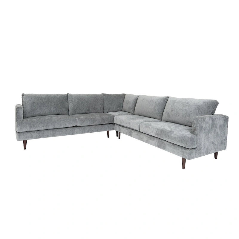 Coast to Coast Sofas Modernes L-förmiges Ecksofa Samt Massivholzrahmen Polsterung