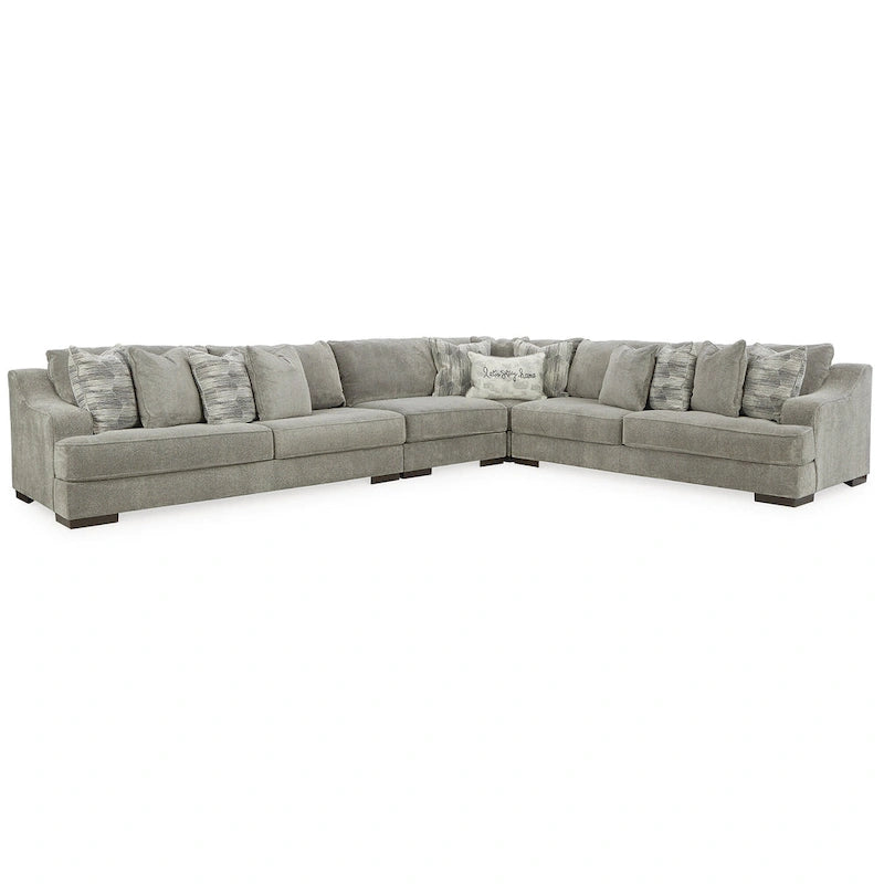 Signature Design by Ashley Bayless Smoke 4-teiliges Sektionssofa – 169 B x 130 T x 37 H