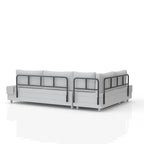 Sagopa Modernes Metallgestell mit Schaumstoffsitzgarnitur Sofa