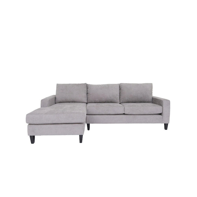 Coast to Coast Sofas Modernes L-förmiges Ecksofa Polyester Nylon Massivholzgestell Polsterung