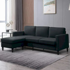 Mixoy Cabrio Schlafsofa mit Stauraum-Ottomane, umbaubare Récamiere