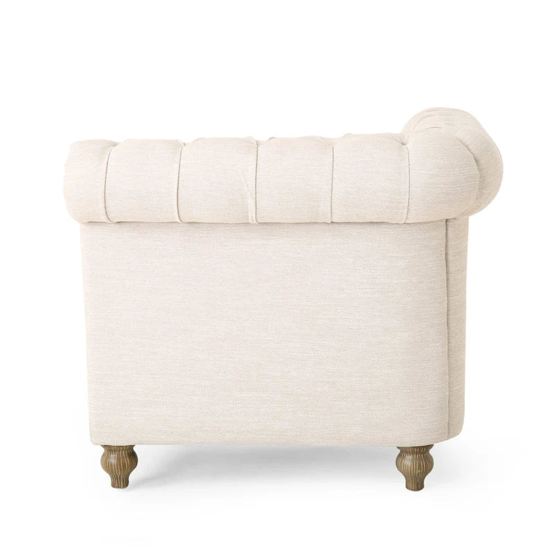 Castalia Chesterfield Tufted 7-Sitzer Ecksofa von Christopher Knight Home – 114,00 L x 70,00 B x 31,50 H