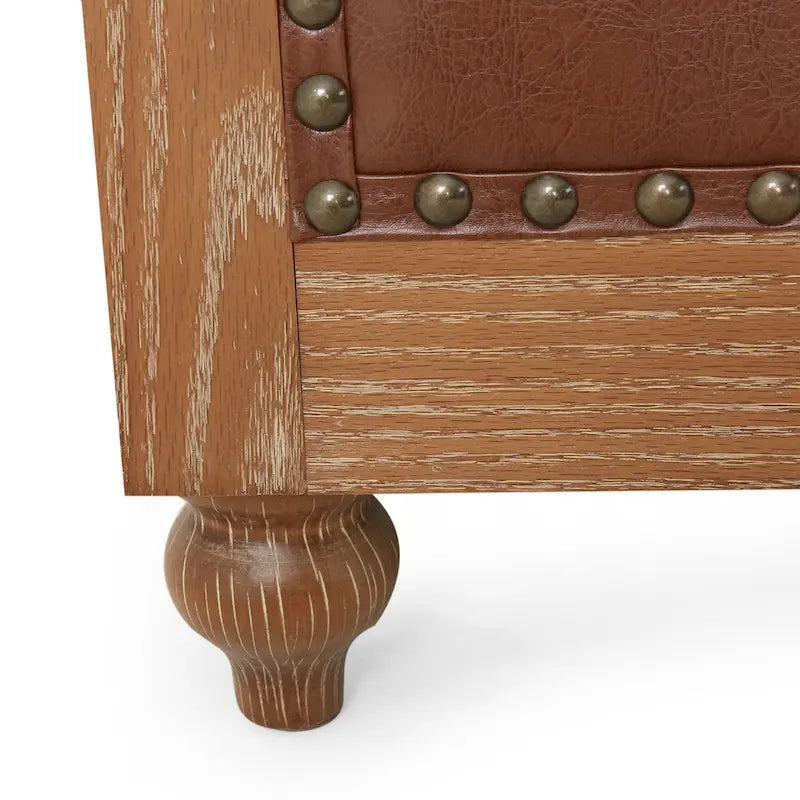 Castalia Chesterfield Tufted 7-Sitzer Ecksofa von Christopher Knight Home – 114,00 L x 70,00 B x 31,50 H