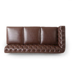 Castalia Chesterfield Tufted 7-Sitzer Ecksofa von Christopher Knight Home – 114,00 L x 70,00 B x 31,50 H