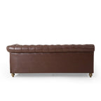 Castalia Chesterfield Tufted 7-Sitzer Ecksofa von Christopher Knight Home – 114,00 L x 70,00 B x 31,50 H