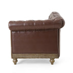 Castalia Chesterfield Tufted 7-Sitzer Ecksofa von Christopher Knight Home – 114,00 L x 70,00 B x 31,50 H