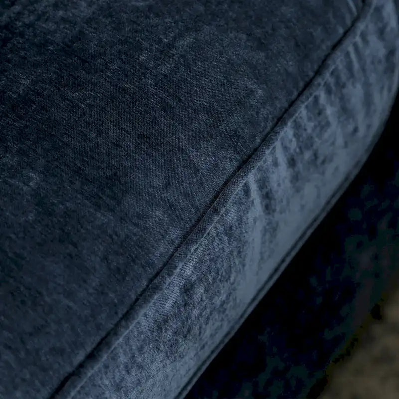 Parthage Zeitgenössisches Chenille-Sofa-Set Marineblau von Furniture of America