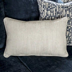 Parthage Zeitgenössisches Chenille-Sofa-Set Marineblau von Furniture of America
