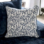 Parthage Zeitgenössisches Chenille-Sofa-Set Marineblau von Furniture of America