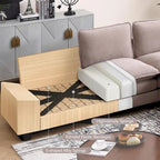 25.2 Tiefsitz-Ecksofa 3-Sitzer L-Form Design für Wohnzimmer
