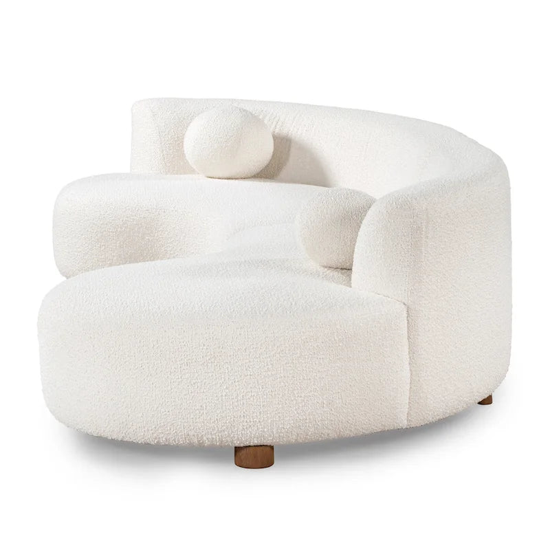 Klassisches Ecksofa Octavia in Ivory