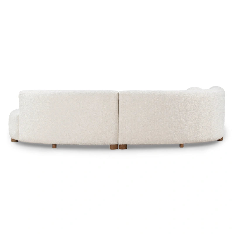 Klassisches Ecksofa Octavia in Ivory