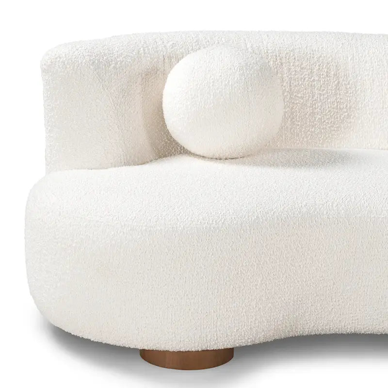 Klassisches Ecksofa Octavia in Ivory