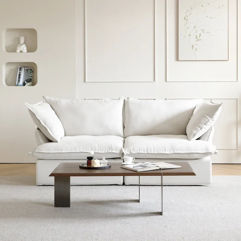 82.66 Polster-Zweisitzer-Sofas Ecksofa Couch