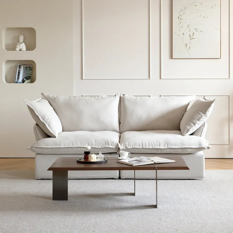 82.66 Polster-Zweisitzer-Sofas Ecksofa Couch