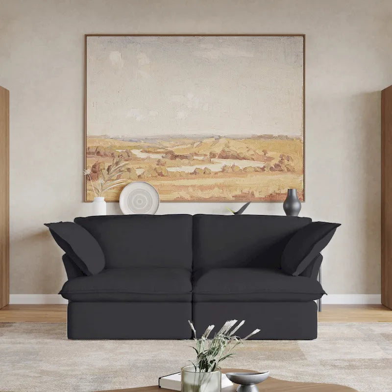 82.66 Polster-Zweisitzer-Sofas Ecksofa Couch