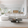 L-förmige Sofas für das Wohnzimmer, modernes modulares Schlafsofa mit abnehmbaren Kissenbezügen