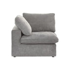 L-förmige Sofas für das Wohnzimmer, modernes modulares Schlafsofa mit abnehmbaren Kissenbezügen