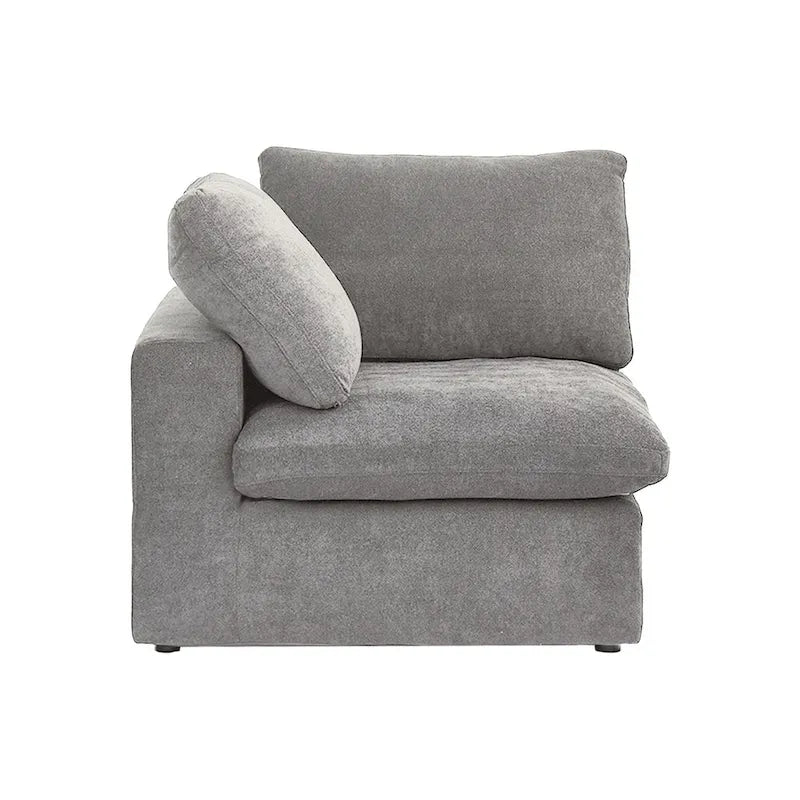 L-förmige Sofas für das Wohnzimmer, modernes modulares Schlafsofa mit abnehmbaren Kissenbezügen
