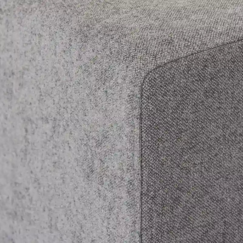 Großes modulares Sektionssofa, Daunenfüllung, U-förmig, 4-Sitzer mit 2 Hockern