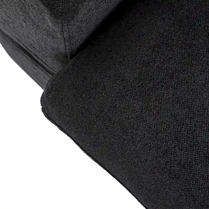 U-förmiges Sektionalsofa aus Leinen mit Polsterung, mehreren Kissen, modulares Sofa