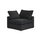 160 Modernes Leinenpolsterung 4-teiliges Ecksofa Minimalismus Commix Daunengefüllte modulare Sofas