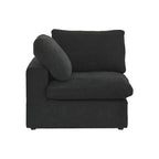 160 Modernes Leinenpolsterung 4-teiliges Ecksofa Minimalismus Commix Daunengefüllte modulare Sofas